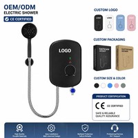 Chauffe-eau instantané électrique sans réservoir 110-220V 3500W, élément chauffant en acier inoxydable et plastique, affichage LED, IPX4, pour hôtel et camping-car