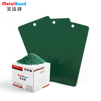 Kırışık Yeşil Epoksi Polyester Toz Boya Metal Elektrostatik Sprey Tozu
