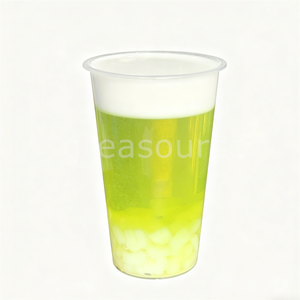 Set de Figuras de Bebidas de Frutas Artificiales Ecológicas de 500ml, Diseño Realista, Multi-Estilo, Patrón de Corazón, Té con Leche, Mango, Pitaya, Arándano - Product Image 2