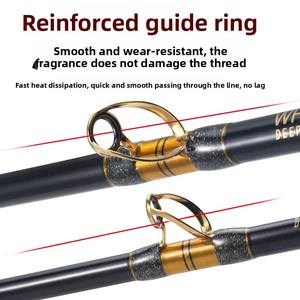 Caña <span class=keywords><strong>de</strong></span> pescar para barco <span class=keywords><strong>de</strong></span> <span class=keywords><strong>mar</strong></span> profundo, caña <span class=keywords><strong>de</strong></span> pescar hecha a mano eléctrica, bacalao <span class=keywords><strong>de</strong></span> fondo sólido para curricán, mango <span class=keywords><strong>de</strong></span> goma EVA pesado duradero - Product Image 5