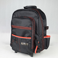 Sac à dos trolley robuste personnalisé, résistant à l'eau, pour outils électriques, Mochila Para Herramientas avec roues