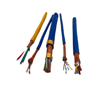 Cable de Control Multifilar Blindado de Cobre, Cable de Comunicación de Señal con Aislamiento de PVC, Cubierta Exterior Azul para Automatización Industrial