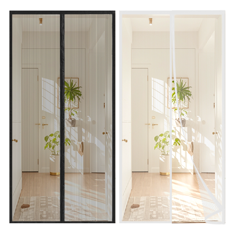High Cost Performance Brand New Upgraded Polyester Screen Magnetic Mosquito-proof Door Curtain Easy to Install · image 4