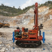Foreuse de puits d'eau sur chenilles HarKon 200M, diesel, diamètre max. 600 mm, utilisation facile, garantie 1 an