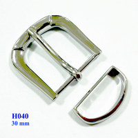 Boucle de ceinture carrée en alliage de zinc à broche unique avec boucle pour ceintures en cuir – Vente en gros