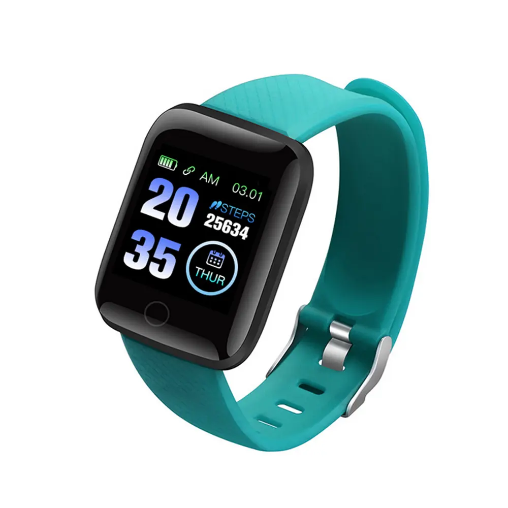 2024 novo D13 Smartwatch rastreador de frequência cardíaca fitness 116 Plus relógio inteligente para Android iOS D13 pulseira inteligente