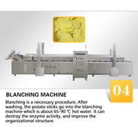 Línea automática de producción de patatas fritas TCA, máquina para hacer patatas fritas