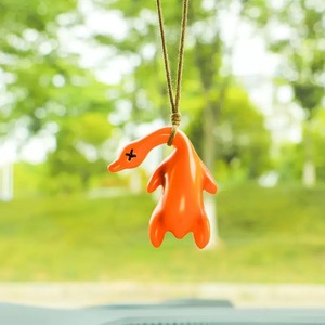 Color Changing Roast Duck Car Ornament PVC Cartoon Keychain For Interior Decoration Lightweight Irregular Shape - Product Image 3