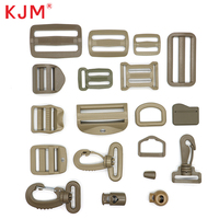 Fermoirs à Clip en plastique, sac à dos de randonnée, de voyage, 20mm, 25mm, 38mm, 5 pièces