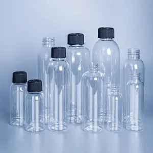 Botellas de Plástico Vacías PARA EL Cuidado DE LA Piel, Set de Artículos de Tocador de Hotel, 30ml, 50ml, 60ml, 100ml, 200ml