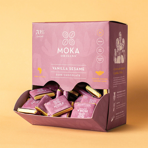 Caja <span class=keywords><strong>de</strong></span> Chocolate Mini Ecológica Personalizada, Embalaje <span class=keywords><strong>de</strong></span> Cartón con Laminación Mate y Recubrimiento UV para Exhibición <span class=keywords><strong>de</strong></span> Barras <span class=keywords><strong>de</strong></span> Chocolate al por Mayor - Product Image 4