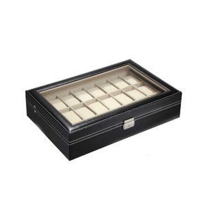 出厂价24位24槽PU皮革手表收纳盒展示盒 - Product Image 2