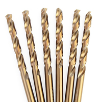 Forets en acier rapide HSS M35 à haute teneur en cobalt DIN338 pour l'acier inoxydable
