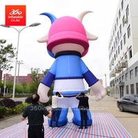 Mascotte gonflable géante de dessin animé de 6M, publicité personnalisée, grande et énorme Statue gonflable