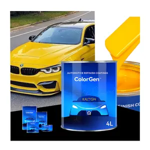 High Solid Lacquer Clear Car Lacquer 1 Gallon Clearcoat And Hardener Car Paint Mixing System