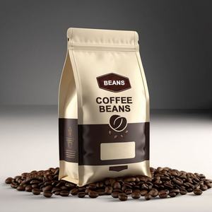 ออกแบบโลโก้พิมพ์ตามสั่ง ถุงซิปล็อคแบบตั้งได้ ขนาด 8 ออนซ์ ป้องกันกลิ่น พร้อมวาล์ว สำหรับบรรจุภัณฑ์กาแฟ - Product Image 4