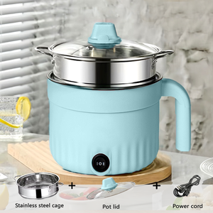 Poêle électrique haut de gamme pour la maison avec revêtement antiadhésif et acier inoxydable, capacité de 1,8 L, facile à utiliser pour la maison et l'hôtel - Product Image 2