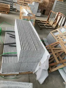 광택 안티 슬립 중국 가장 저렴한 라이트 그레이 G602 화강암 계단 단계 가격 - Product Image 5