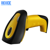 Lector de Códigos de Barras Láser 1D, Industrial Resistente, Alta Velocidad, USB, Bluetooth, Escáner de Códigos de Barras 1D 2D Inalámbrico para Punto de Venta, Minoristas