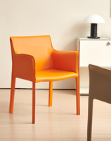 Chaises de salle à manger en selle au design italien Chaise de salle à manger nordique