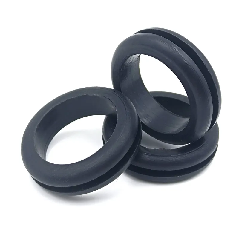 Customized Silicon Rubber grommet Cable Protector silicone gasket grade silicone round wire cable rubber gasket seals products