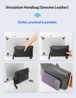 Gadget anti-écoute portable à ultrasons pour la protection contre l'enregistrement audio caché dans les portefeuilles et sacs à main