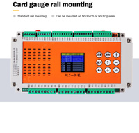 Huaqingjun 24 entradas 24 salidas de transistores PLC Entradas analógicas de 2 canales Salidas 0-10V 0-20mA Controlador PLC para sensores