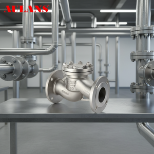 Vanne de retenue à <span class=keywords><strong>clapet</strong></span> AULANS H41W-16P en acier inoxydable 304, à brides DN40, avec joint PTFE, pour <span class=keywords><strong>compteur</strong></span> <span class=keywords><strong>d</strong></span>'<span class=keywords><strong>eau</strong></span>, température normale - Product Image 5