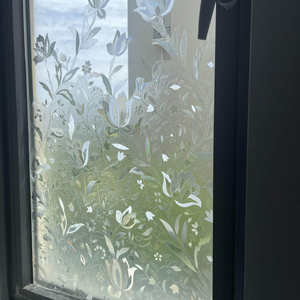 <span class=keywords><strong>Film</strong></span> en PVC pour fenêtres, motif classique des dynasties Ming et Qing, translucide, pour balcon, idéal pour la saison des fleurs - Product Image 4