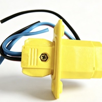 Connecteur de prise de charge pour tricycle agricole avec bride de fixation pour accessoire de remplacement électrique de tricycle agricole