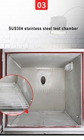 Chambre à poussière pour tests de filtration du sable pour produits électroniques IEC 60529 IP5X IP6X