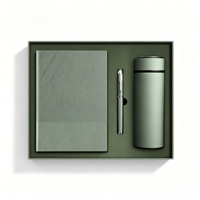 Coffret Cadeau d'Entreprise Personnalisé avec Logo : Carnet A5, Stylo et Journal – Idéal pour Événements Promotionnels