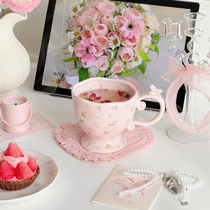 Tasses en céramique mignonnes et créatives, design simple, grande capacité, pour usage domestique - Product Image 4