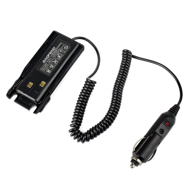 Baofeng Car Charger DC12V Eliminator for Uv-82 Car Charger Battery for Walkie Talkie Baofeng UV82 HF Transceiver
