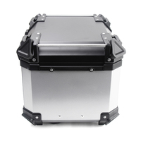 36L 40L 45L 55L 65L 80L moto queue alliage d'aluminium Top Case voyage boîte de rangement moto coffre Top Case boîte