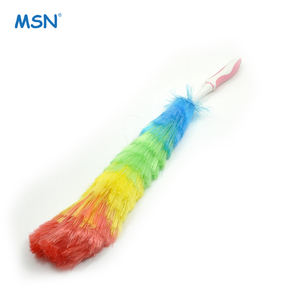 MSN brosse de nettoyage de bureau électrostatique pour voiture, <span class=keywords><strong>plumeau</strong></span> de couleur <span class=keywords><strong>arc</strong></span>-<span class=keywords><strong>en</strong></span>-<span class=keywords><strong>ciel</strong></span> - Product Image 2