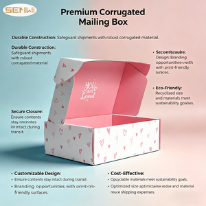 Cajas de Cartón Corrugado para Envío Postal a Precio Económico, Empaque Personalizado para Regalo con Patrón Rosa y Grosor de 2 mm - Product Image 2