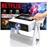 Mini projecteur tactile Pico double écran, meilleure qualité, projecteur portable 4K Wifi Smart TV pour jeux vidéo