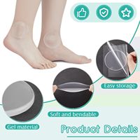 Coussinets de cheville en gel Disques de protection pour chevilles Patins à roulettes Accessoires pour bottes Patinage artistique Hockey sur glace Ski d'équitation en ligne