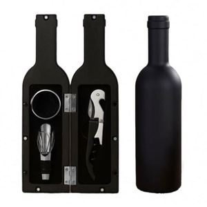 Juego de abridor de botellas de vino multifunción creativo de acero inoxidable con vertedor, caja de regalo incluida, para uso en casa, bar o al aire libre, de alta calidad - Product Image 6