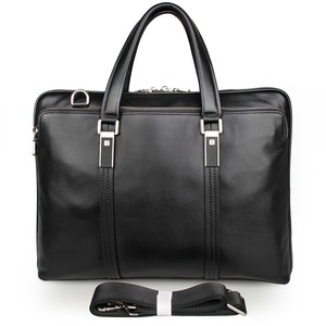 Maletín de Cuero Genuino para Hombre, Maletín de <span class=keywords><strong>Abogado</strong></span>, Venta al por Mayor de Fábrica, Bolso de Mano para Hombre, Bolso Bandolera - Product Image 1