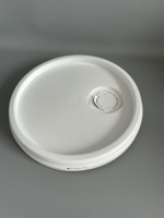 Seaux de peinture ronds en plastique pp vierge de 5 gallons de haute qualité 100% avec poignée et couvercle de bec pour stocker l'huile alimentaire