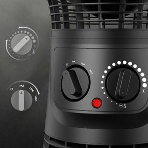 Stufa Elettrica Mini da Tavolo <span class=keywords><strong>ECO</strong></span> 1000w/1500w con Uscita Aria a 360 Gradi, Riscaldamento in Ceramica PTC per Camera da Letto e Scrivania - Product Image 2