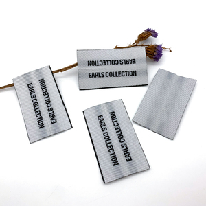 Etichette Tessute Personalizzate di Lusso per Abbigliamento, <span class=keywords><strong>Design</strong></span> alla <span class=keywords><strong>Moda</strong></span>, Logo Personalizzato, Etichette Tessute per Colletti - Product Image 1