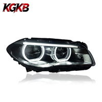 Ensemble de phares LED KGKB pour BMW Série 5 F10 F11 F18 525i 530i 535Li 2011-2017, mise à niveau haut de gamme, Angel Eyes, Plug & Play