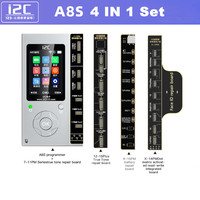 Programmeur I2C A8S pour iPhone 6-14/15 PM batterie/matrice de points/couleur d'origine/écouteur/caméra/fonction d'identification du visage récupérer l'outil de réparation