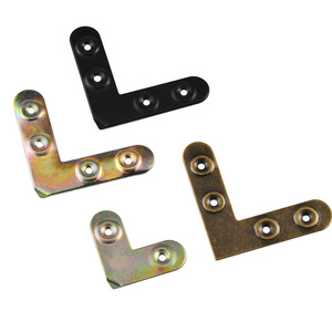 <b>Corner</b> Brace Cold Rolled Steel Plated Right Angle Bracket For Drawer New Chinese Style - Product Image 5