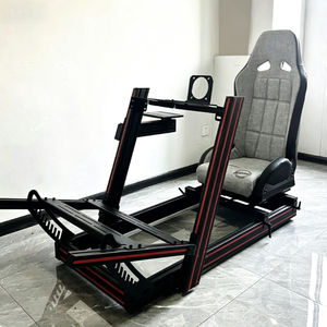 โครงอะลูมิเนียม DIY สำหรับซิมเรซซิ่ง 4080  แบบประกอบเองได้  รองรับอุปกรณ์เสริมสำหรับการแข่งรถทุกชนิด  ไม่ต้องเจาะ  โครงเปล่าสำหรับตกแต่ง  ใช้งานร่วมกับอุปกรณ์เสริมจากผู้ผลิตอื่นได้ - Product Image 1