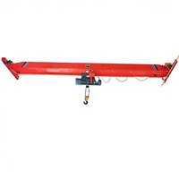 Pont roulant électrique monopoutre LD personnalisé, monté sur rail, avec télécommande sans fil, pour levage en intérieur, hauteur de levage 6-20m