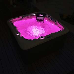 Лидер продаж: Акриловый семейный гидромассажный спа-бассейн с 2 лежаками и 5 сиденьями для отдыха на открытом воздухе в саду, джакузи, гидромассажная ванна - Product Image 1